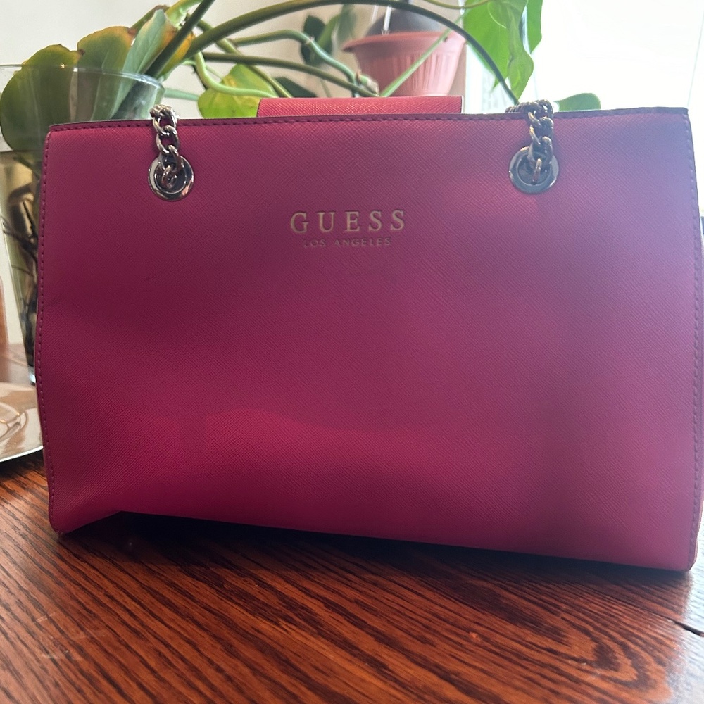 Hot Pink Guess Tote